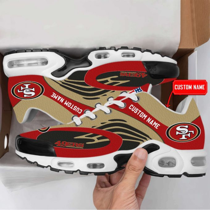 San Francisco 49ers Logo Custom Name Air Max Shoes Air Cushion Sneakers
