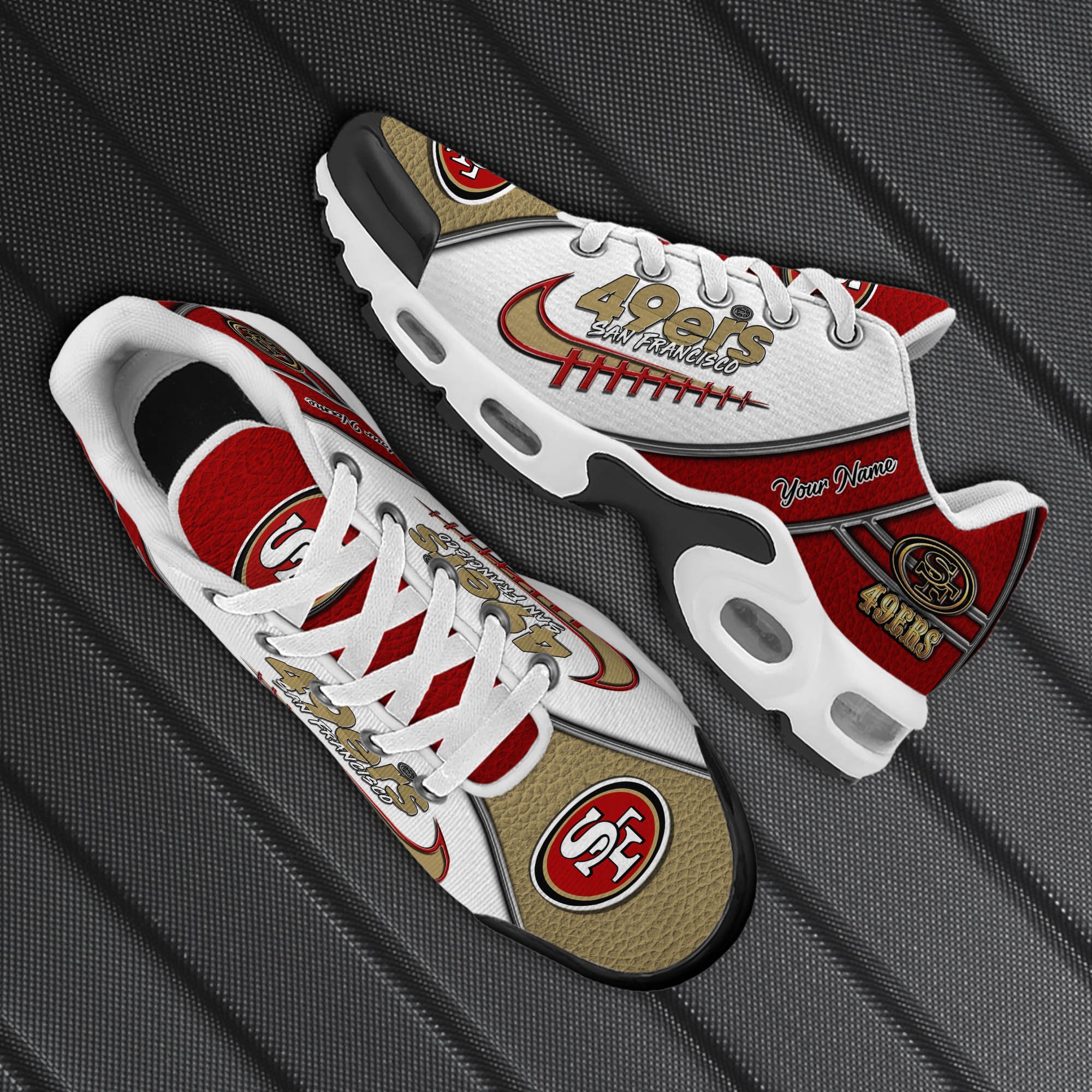 San Francisco 49Ers TN Shoes 2025 Version Custom Your Name, Football Team Shoes 516