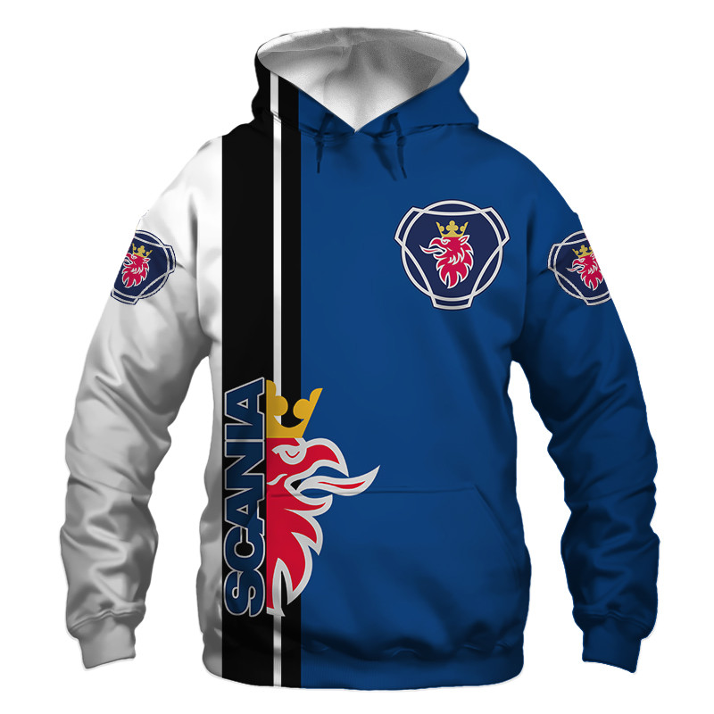 Scania t-shirt hoodie apparel 3D full printing 