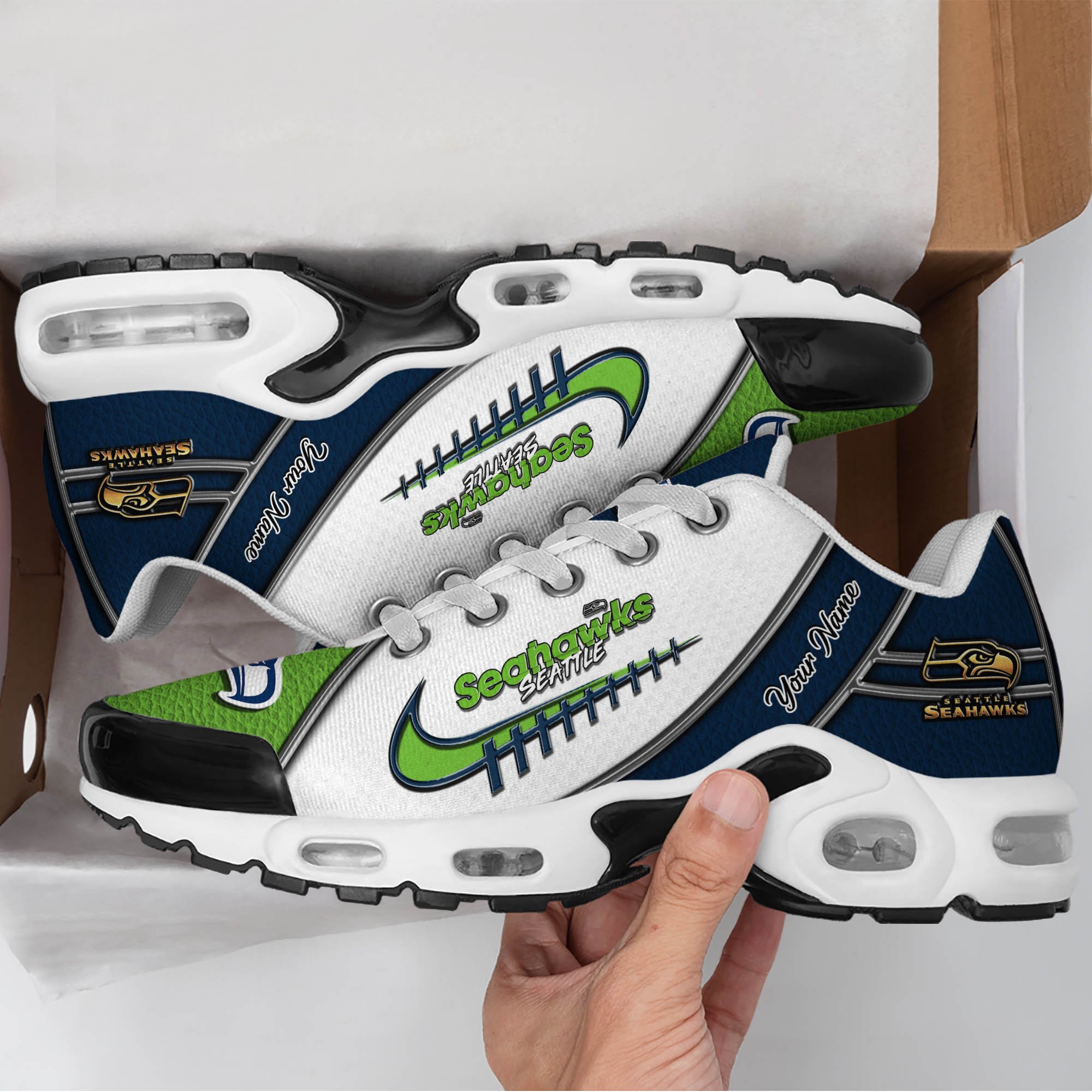 Seattle Seahawks TN Shoes 2025 Version Custom Your Name, Football Team Shoes 516