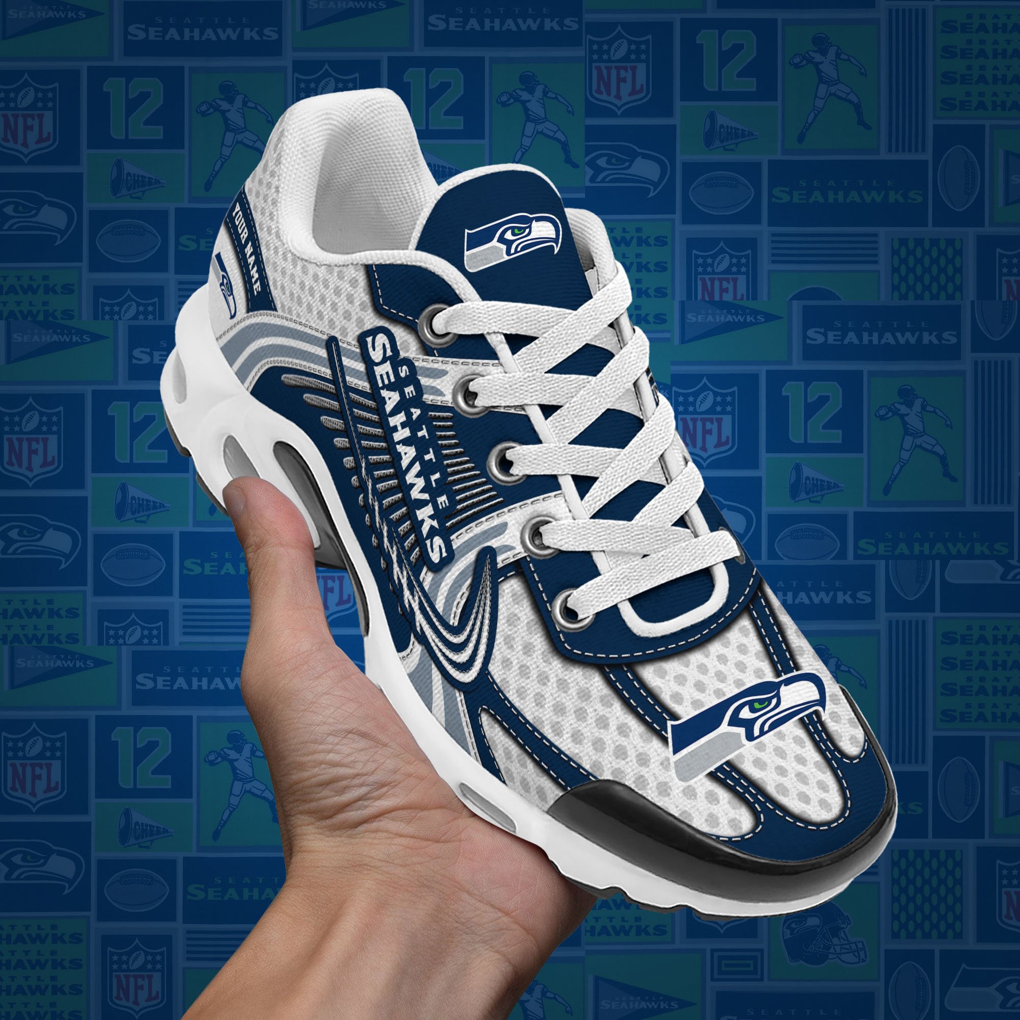 Seattle Seahawks TN Shoes Custom Your Name, Sport Team Shoes