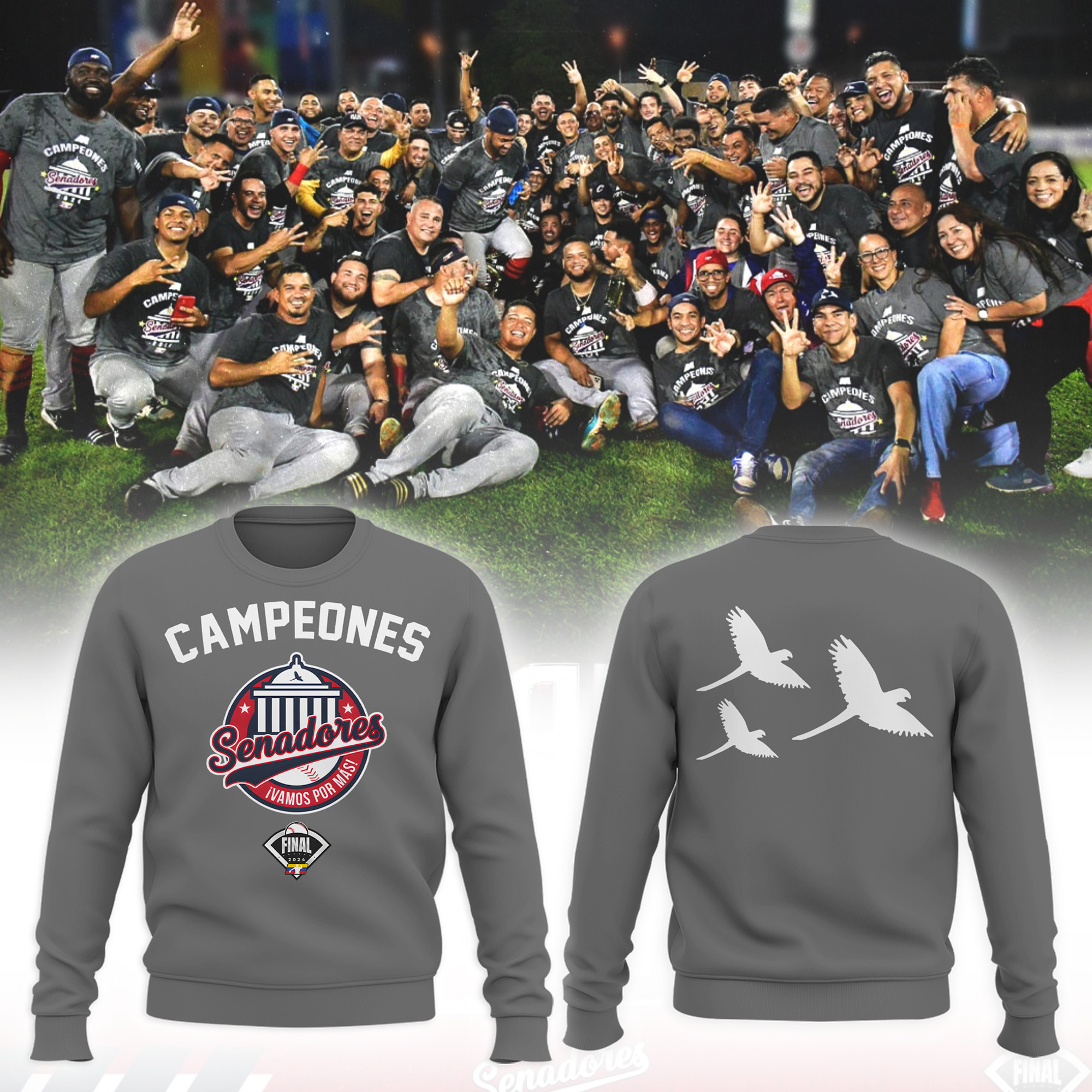 Senadores De Caracas Campeones T-shirt – V2 