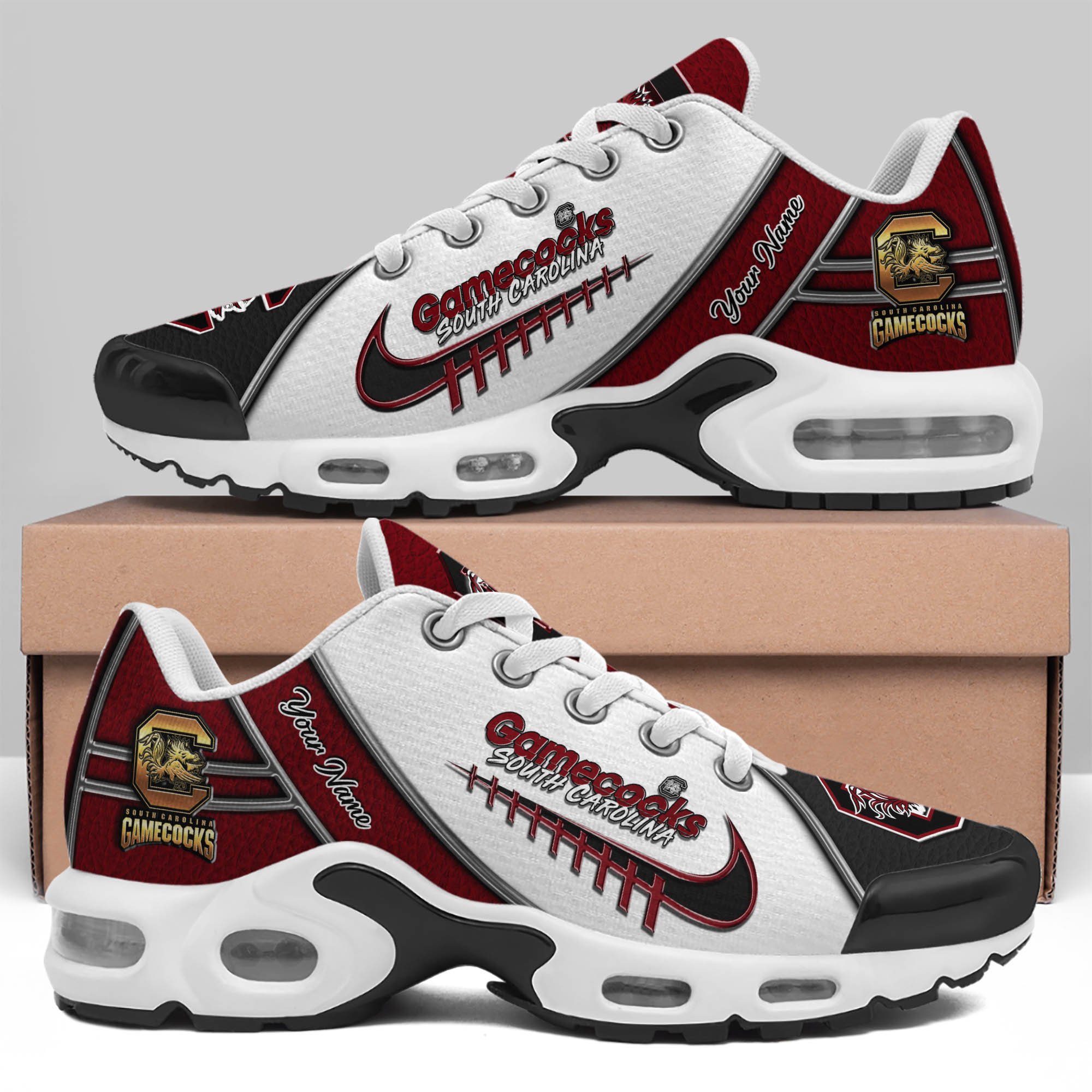South Carolina Gamecocks TN Shoes 2025 Version Custom Your Name, Football Team Shoes, Football Shoes For Fans, Sport Gifts, Gifts For Lovers ETHY