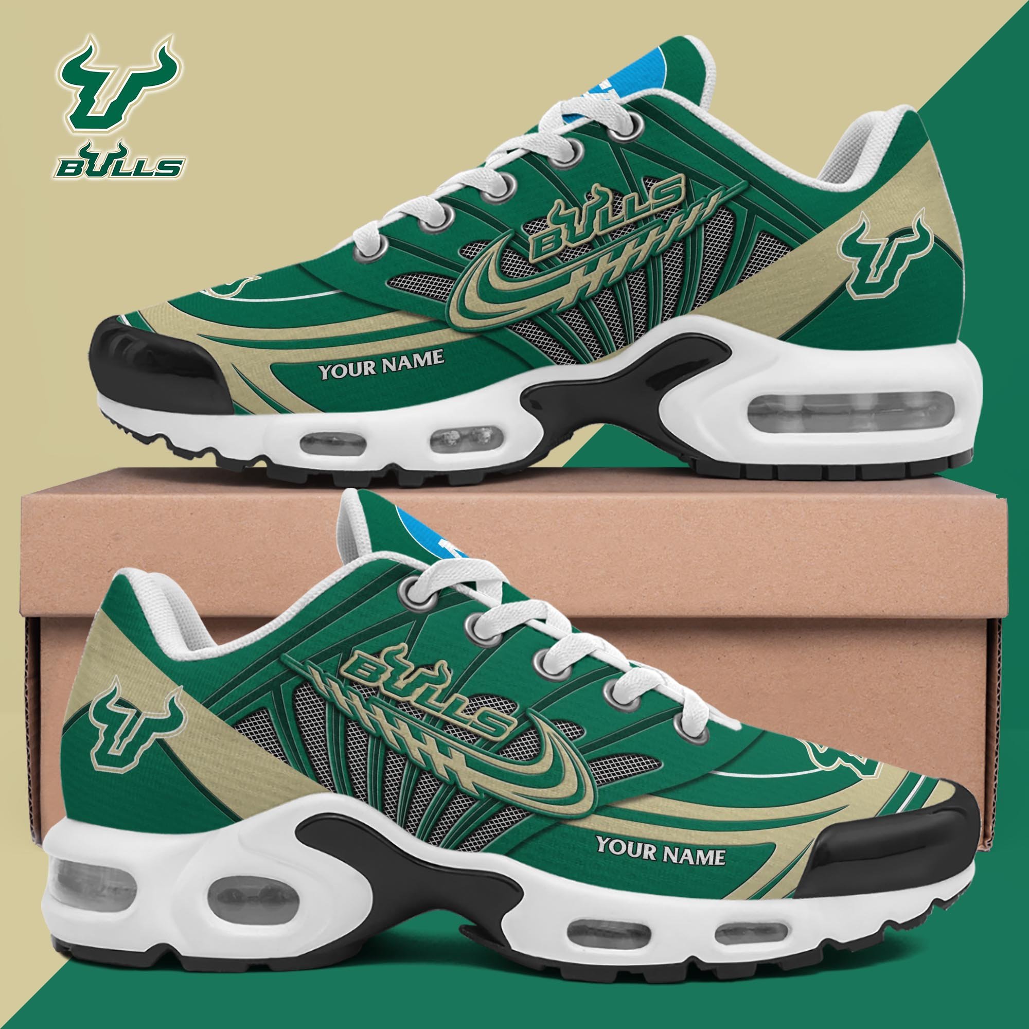 South Florida Bulls TN Shoes 2025 Version Custom Your Name 