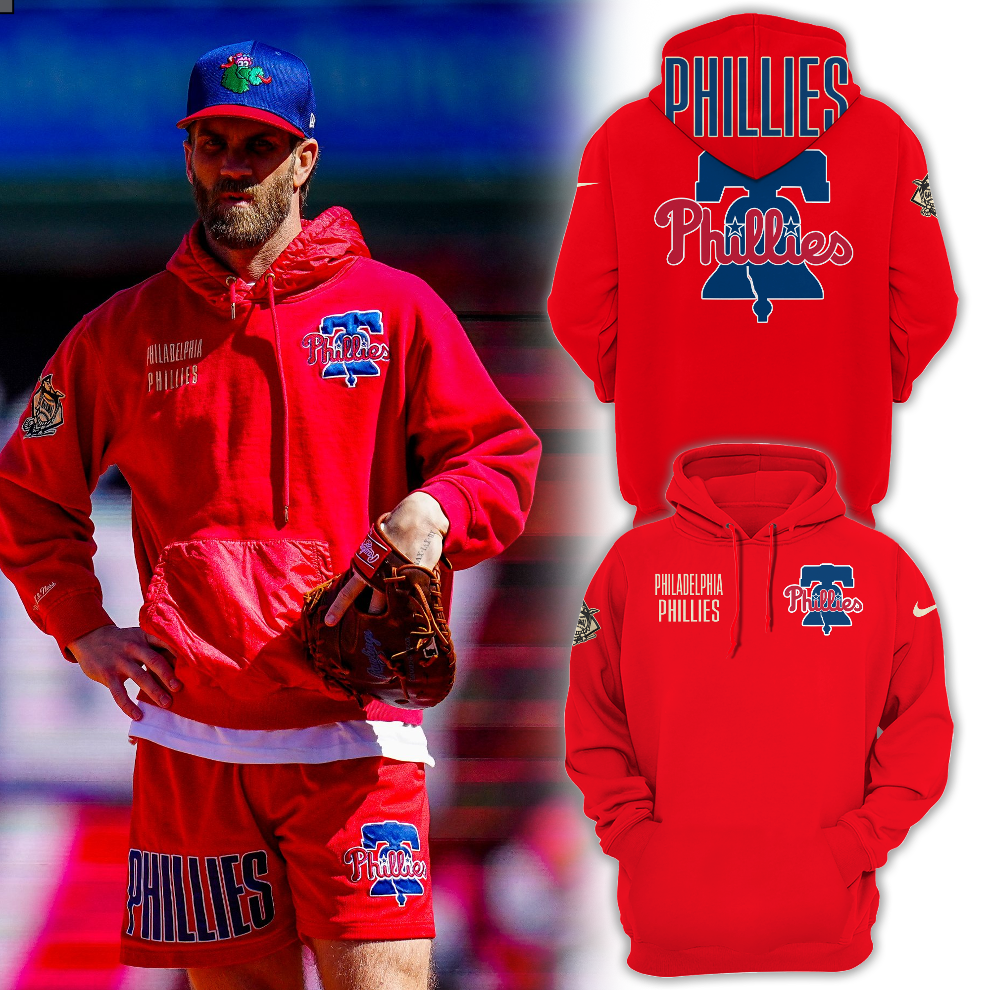 Special Bryce Harper Philadelphia Phillies Hoodie 