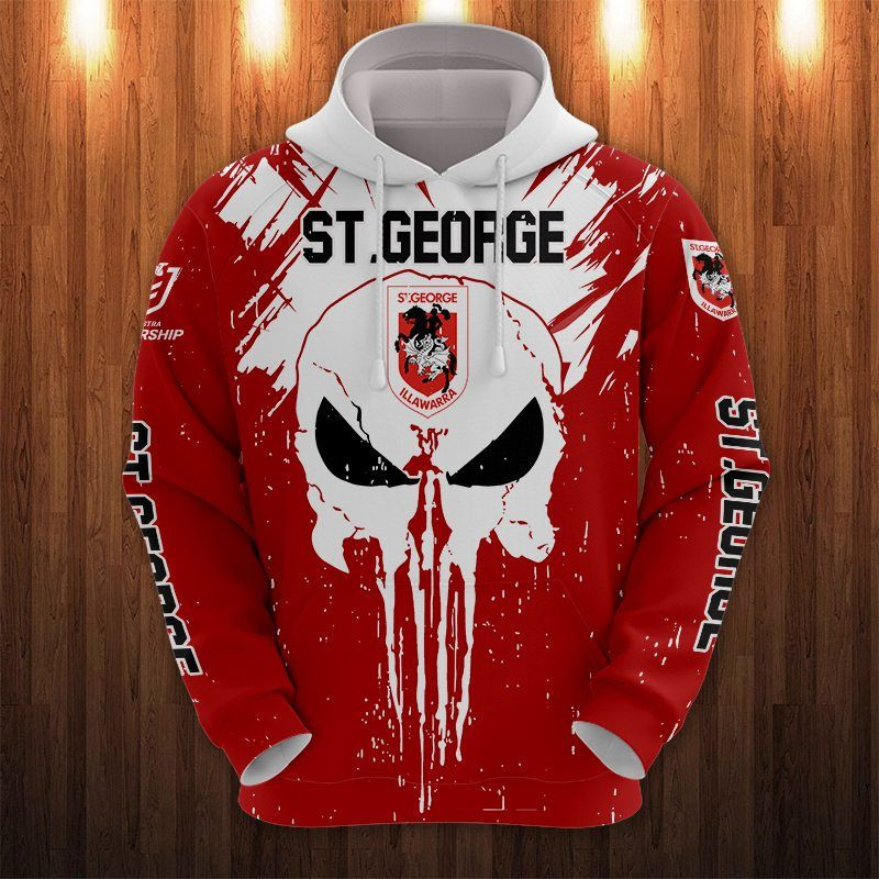 St. George Illawarra Dragons Printing T-Shirt, Polo, Hoodie, Zip, Bomber 2165 