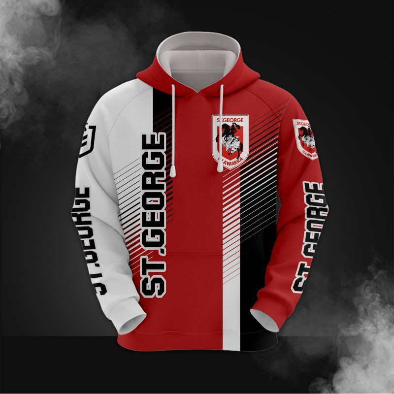 St. George Illawarra Dragons Printing T-Shirt, Polo, Hoodie, Zip, Bomber 3221 