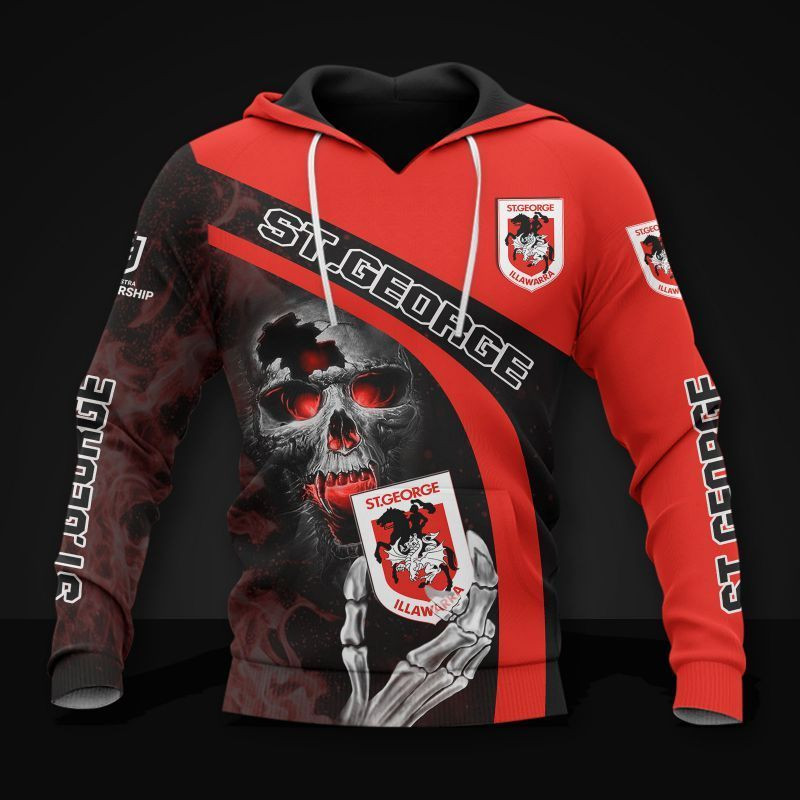 St. George Illawarra Dragons Printing T-Shirt, Polo, Hoodie, Zip, Bomber 3323 