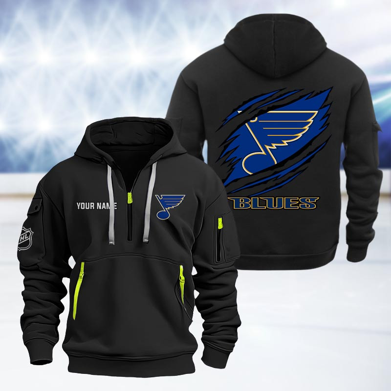 St Louis Blues Heavy Hoodie 