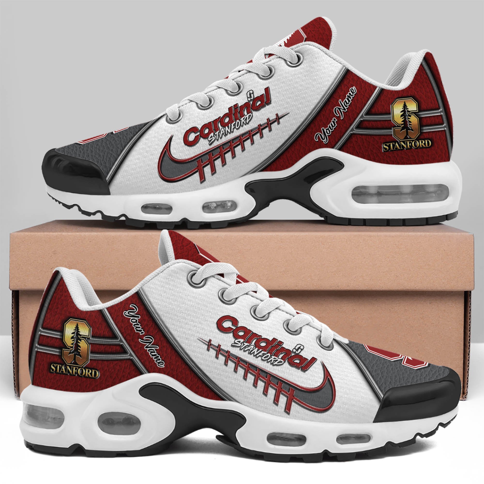 Stanford Cardinal TN Shoes 2025 Version Custom Your Name, Football Team Shoes 516