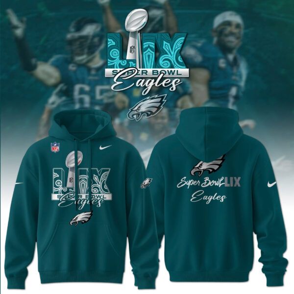 Super Bowl LIX Champions Philadelphia Eagles Hoddie 2025 