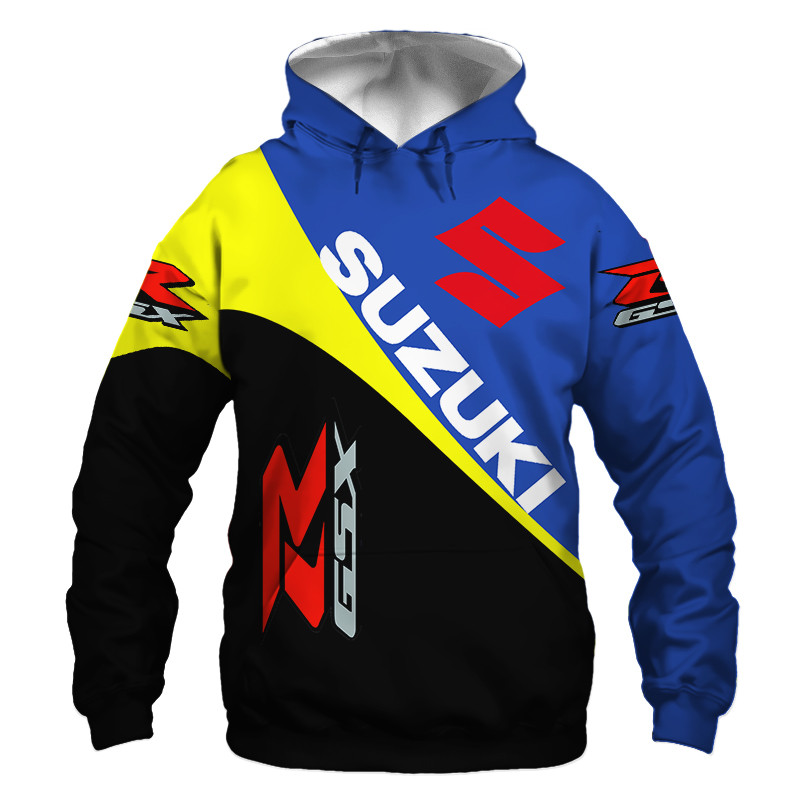 Suzuki t-shirt hoodie apparel 3D full printing 