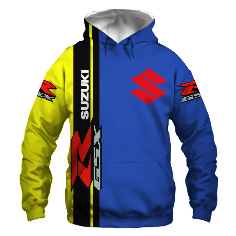 Suzuki t-shirt hoodie apparel 3D full printing 