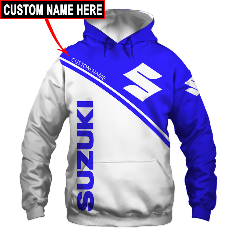 Suzuki t-shirt hoodie apparel 3D full printing 