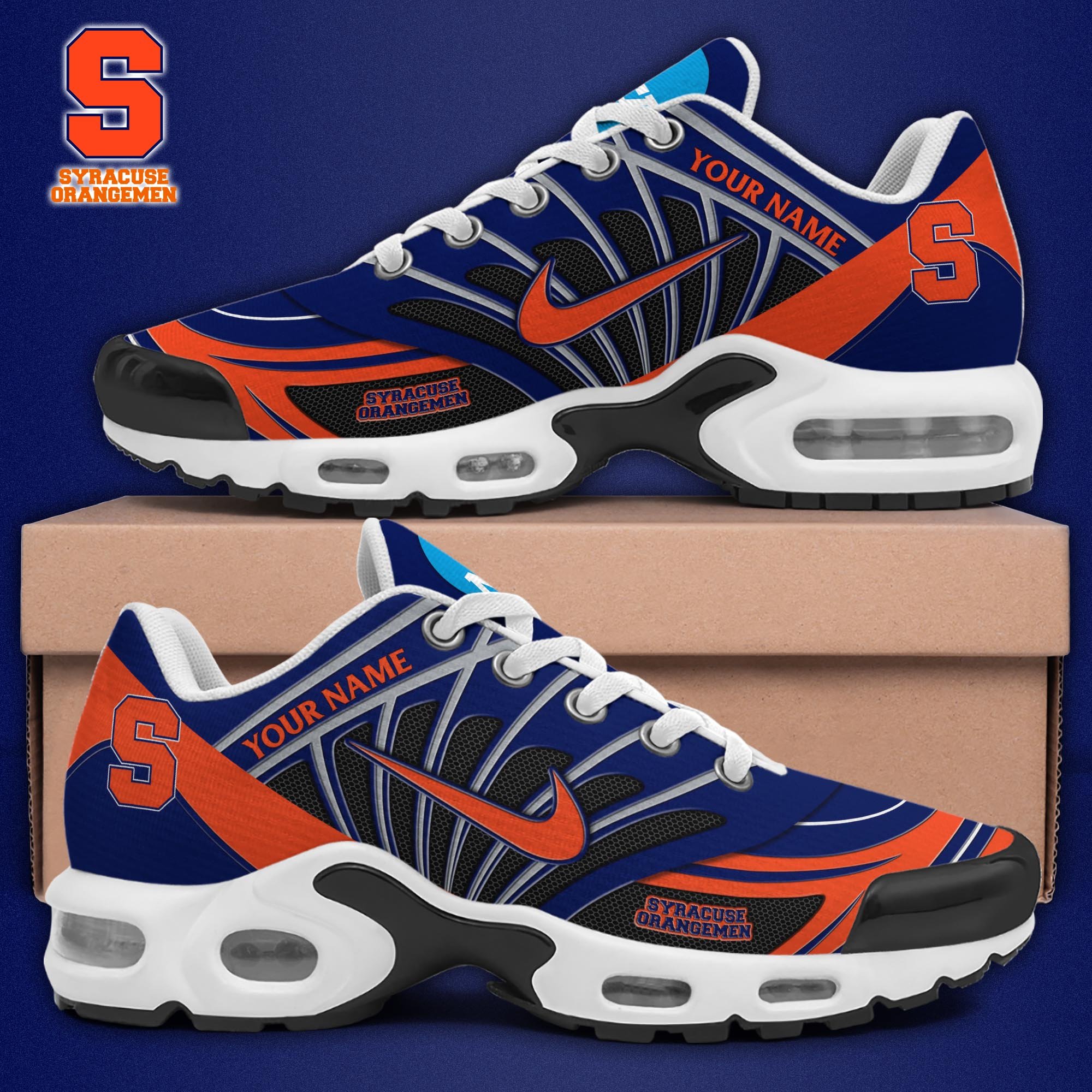 Syracuse Orange TN Shoes 2025 Version Custom Name 
