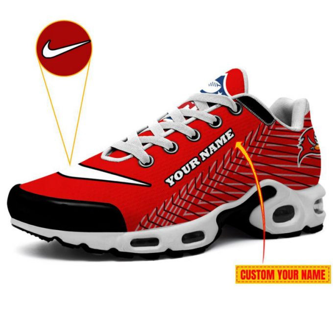 Tampa Bay Buccaneers Custom Name Air Max Shoes Air Cushion Sneakers