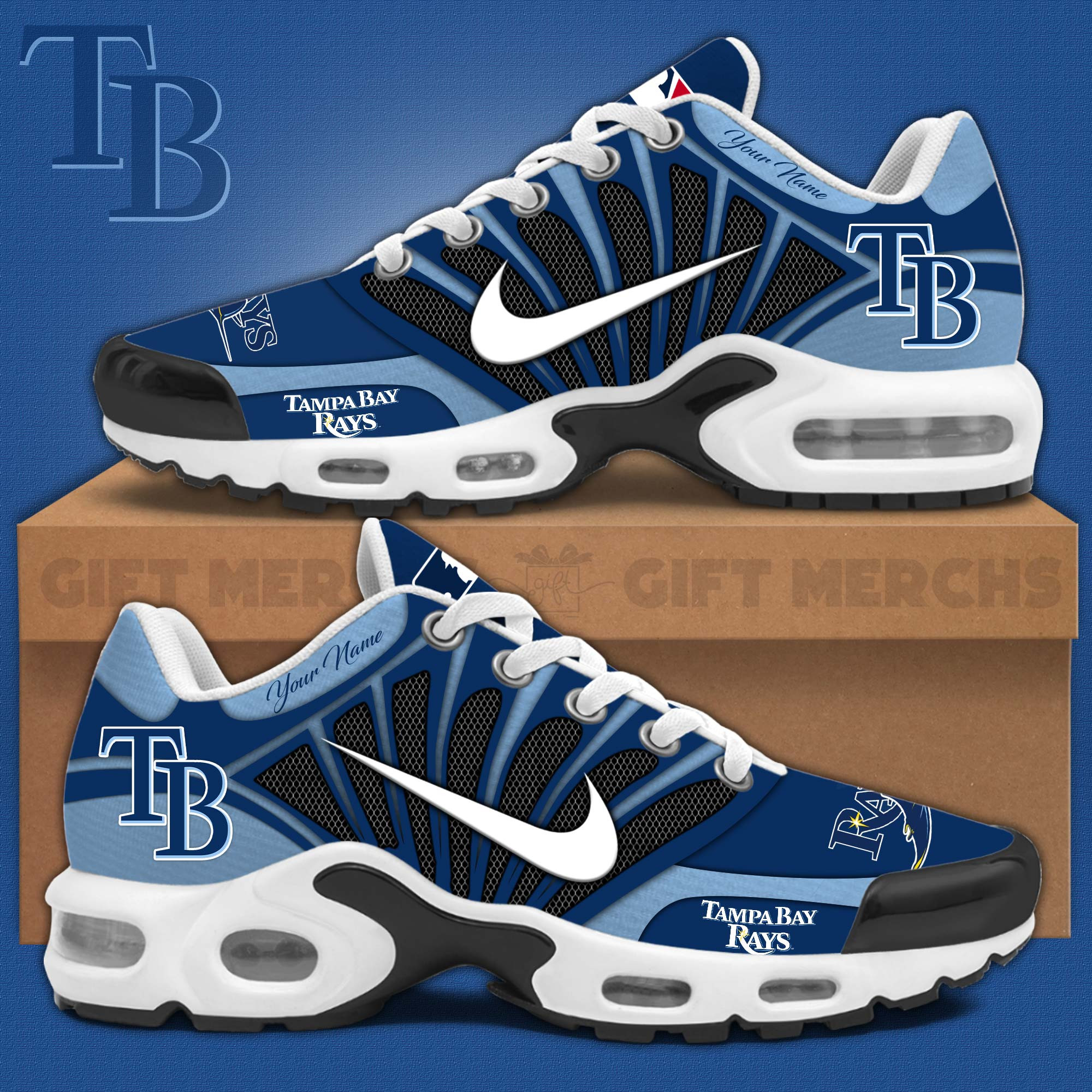 Tampa Bay Rays TN Air Max Plus Shoes Sneakers For Men And Women
