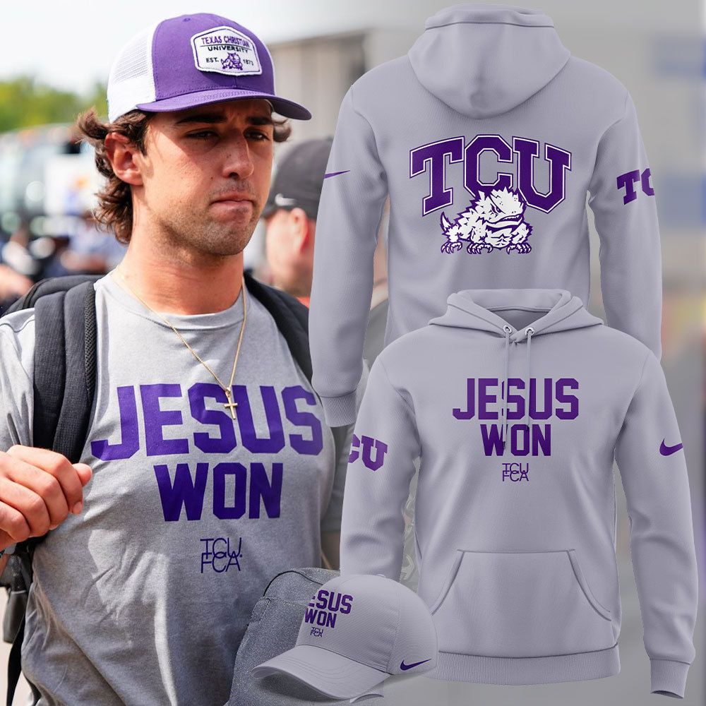 TCU Football Jesus Won Hoodie 
