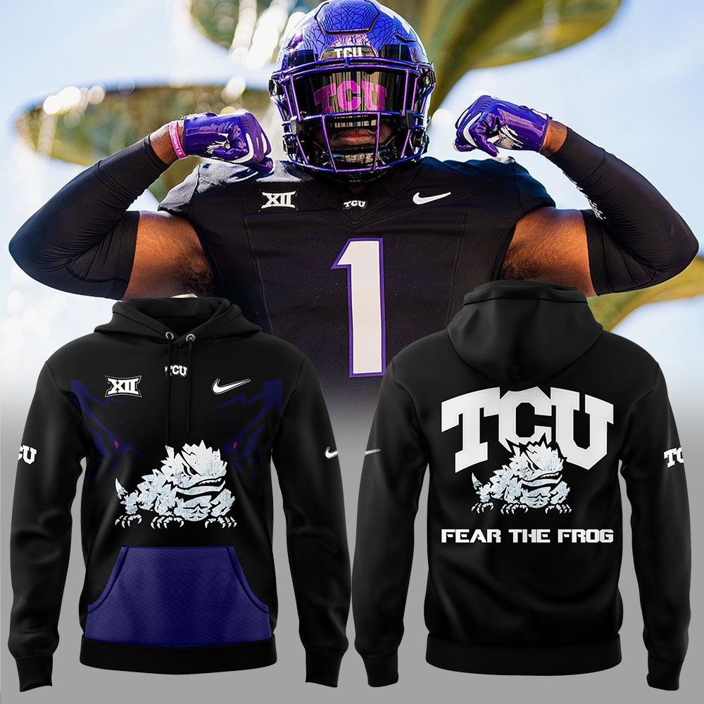 TCU Football New Season 2024 Hoodie Set 