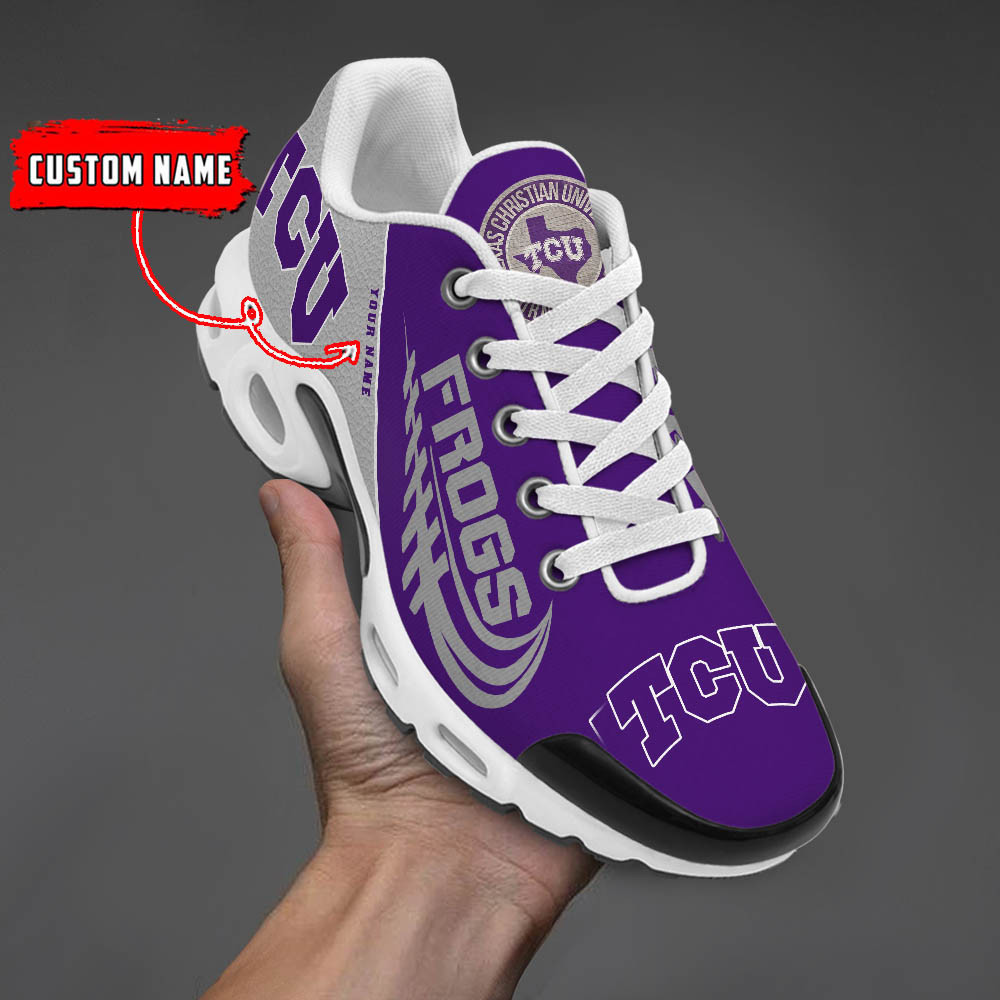 TCU Horned Frogs Personalized TN Air Max Shoes Air Cushion Sneakers
