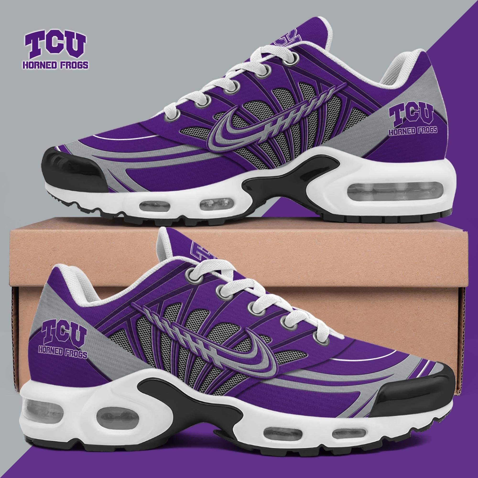 TCU Horned Frogs TN Shoes 2025 Version Custom Name 135