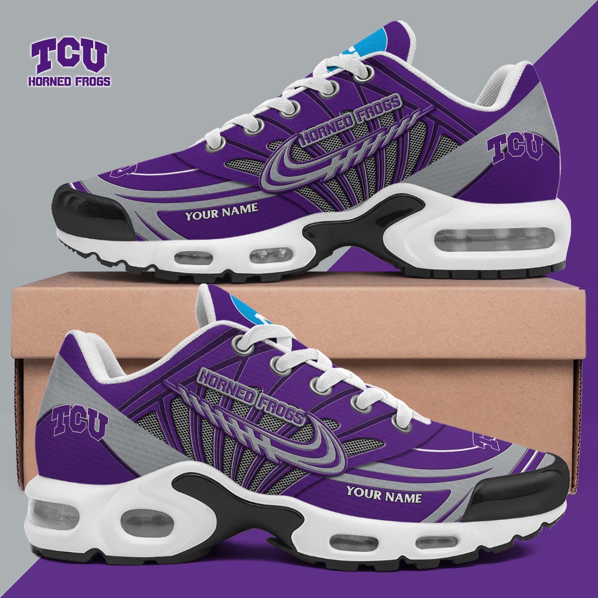 TCU Horned Frogs TN Shoes 2025 Version Custom Your Name 