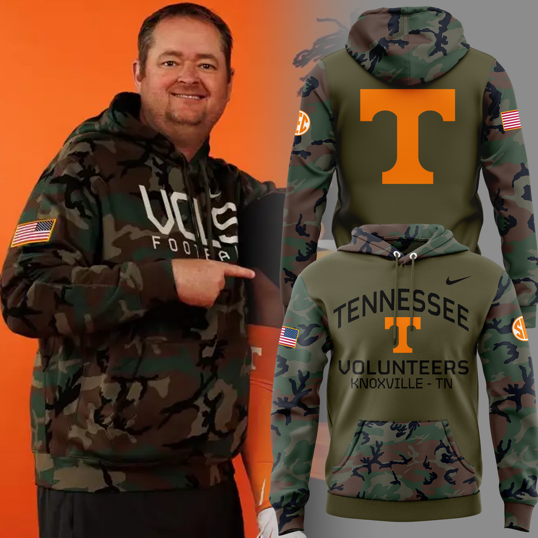Tennessee Football 2024 Military Appreciation unisex Hoodie 