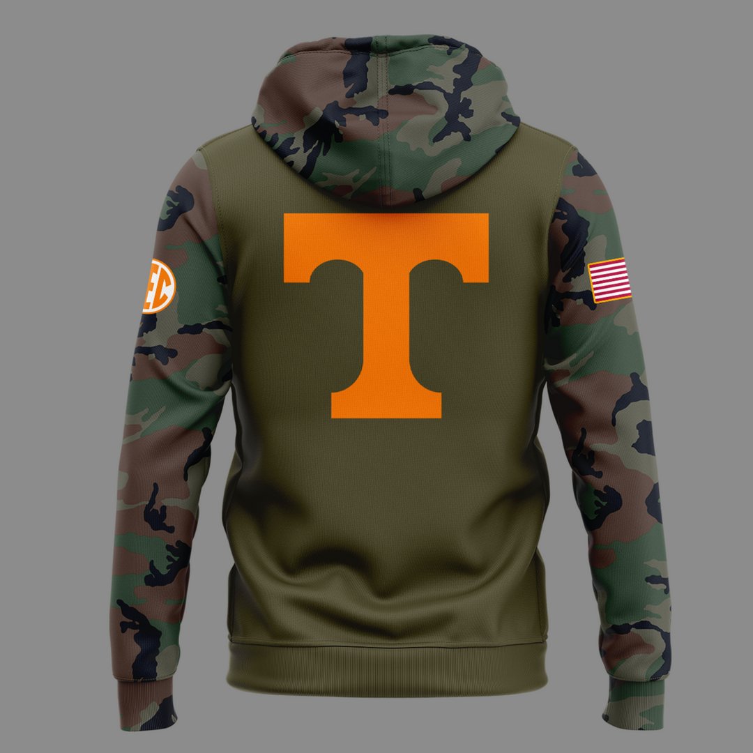 Tennessee Football 2024 Military Appreciation unisex Hoodie