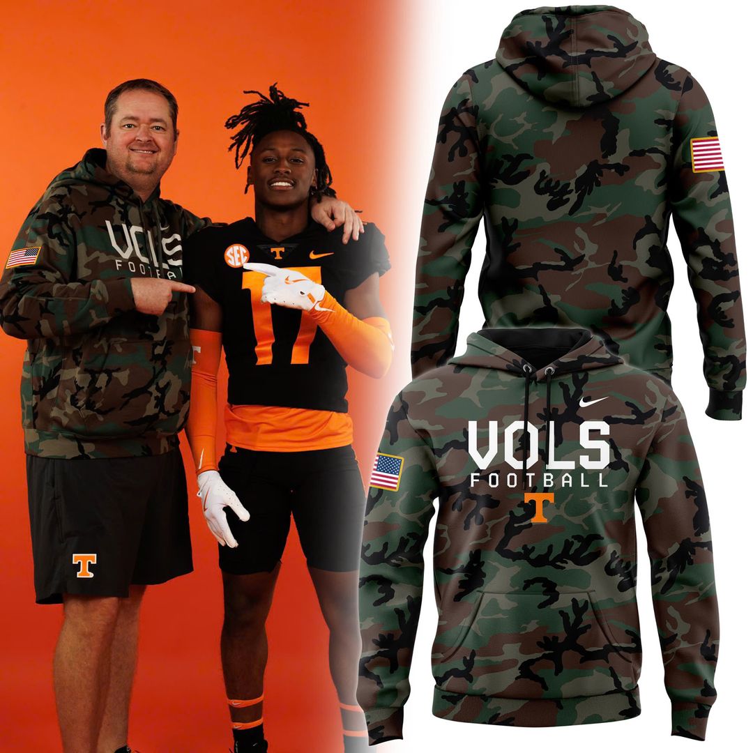 Tennessee Football Camo 2024 Salute to Service Club Fleece Pullover unisex Hoodie 