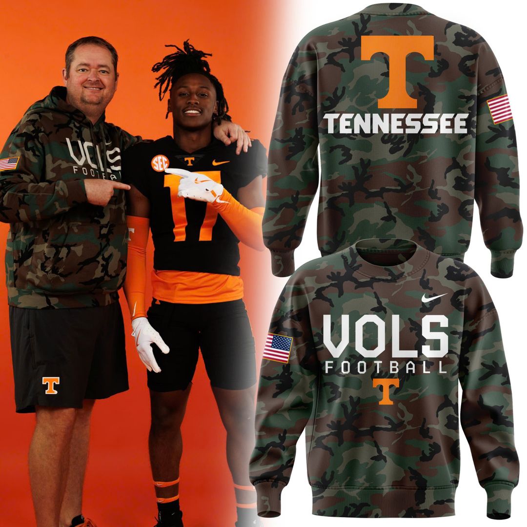 Tennessee Football Camo 2024 Salute to Service unisex Sweatshirt 