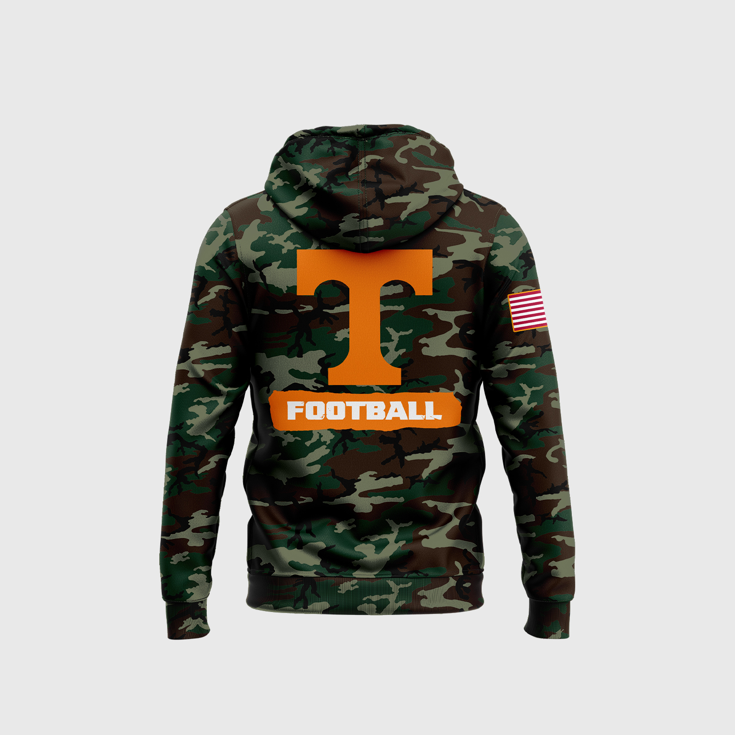 Tennessee Football Camo Salute to Service Club Fleece Pullover Hoodie