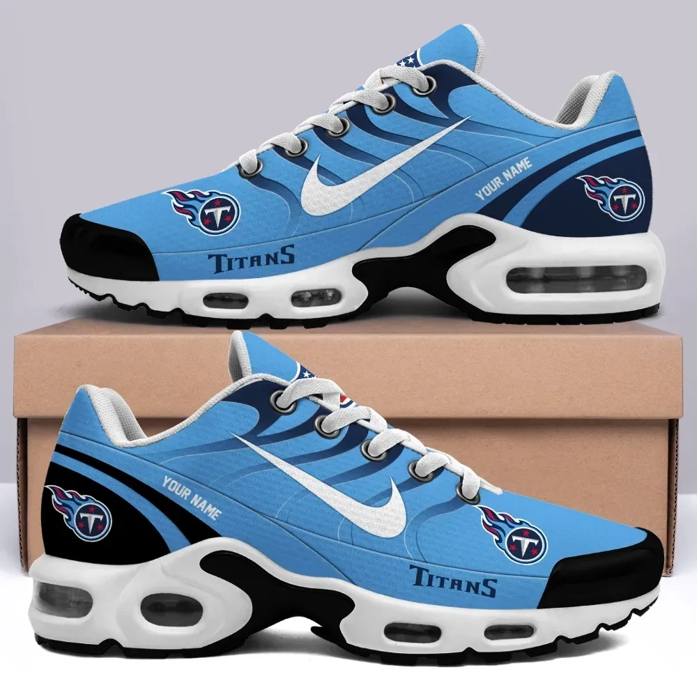 Tennessee Titans Personalized Name Team Mix Colors V3 TN Shoes Air Cushion Sneakers