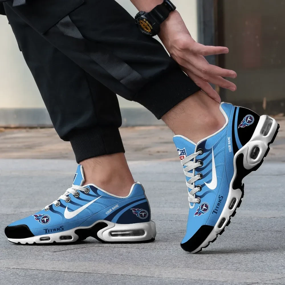 Tennessee Titans Personalized Name Team Mix Colors V3 TN Shoes Air Cushion Sneakers