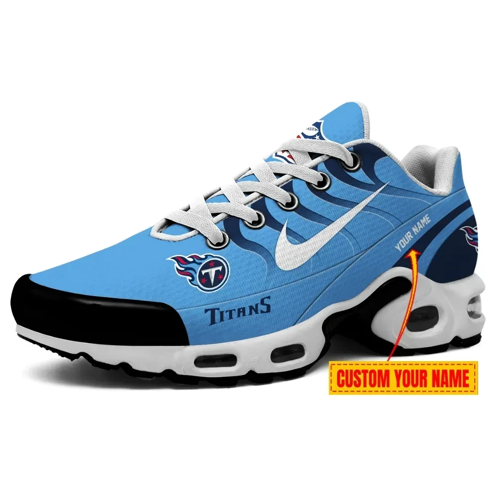 Tennessee Titans Personalized Name Team Mix Colors V3 TN Shoes Air Cushion Sneakers