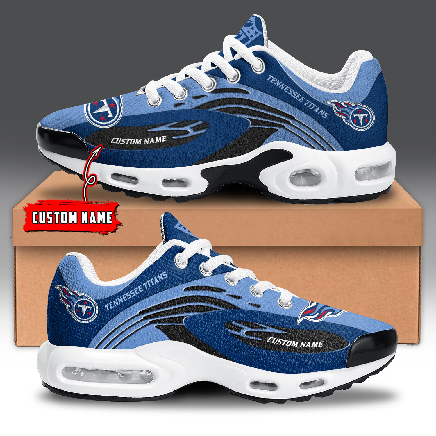 Tennessee Titans TN Air Max Plus Shoes Sneakers For Men And Women