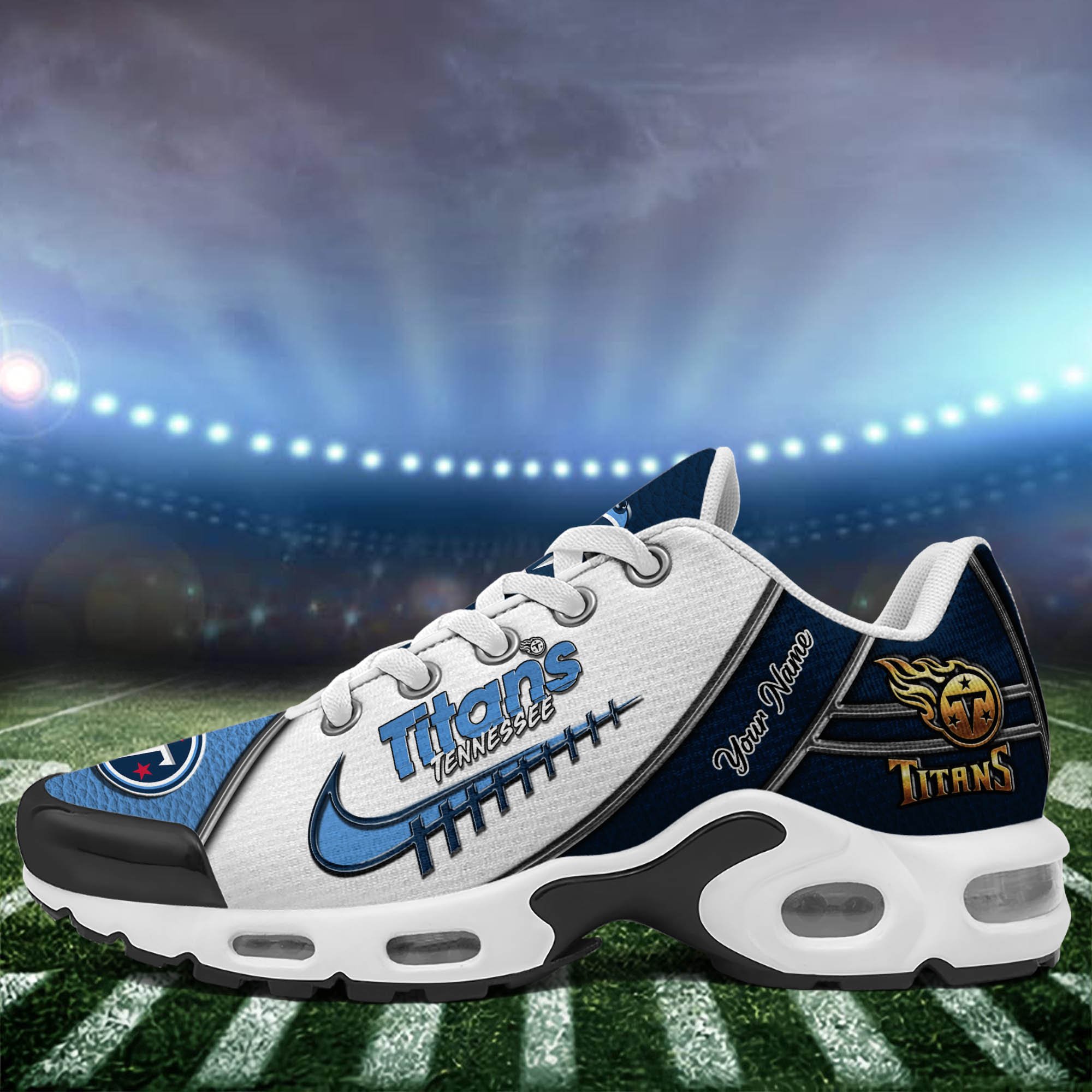Tennessee Titans TN Shoes 2025 Version Custom Your Name, Football Team Shoes 516