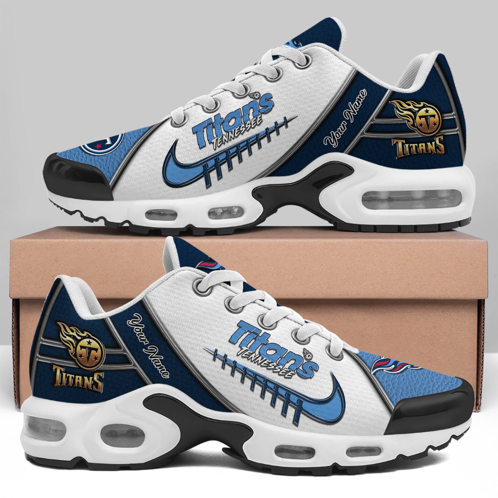 Tennessee Titans TN Shoes 2025 Version Custom Your Name, Football Team Shoes 516