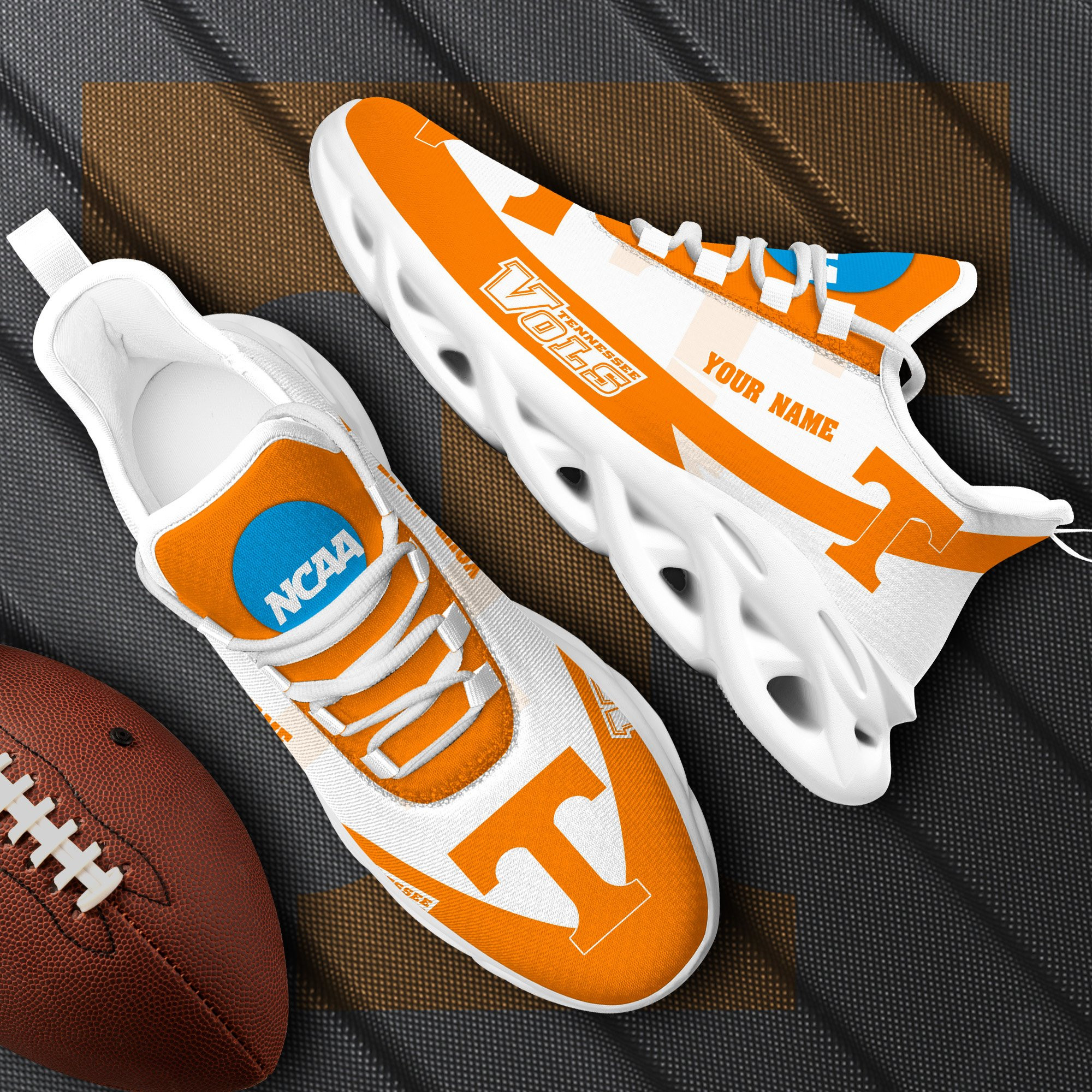 Tennessee Volunteers White Max Soul Shoes 2025 Versions Custom Your Name, Sports Gift For Fan PH019