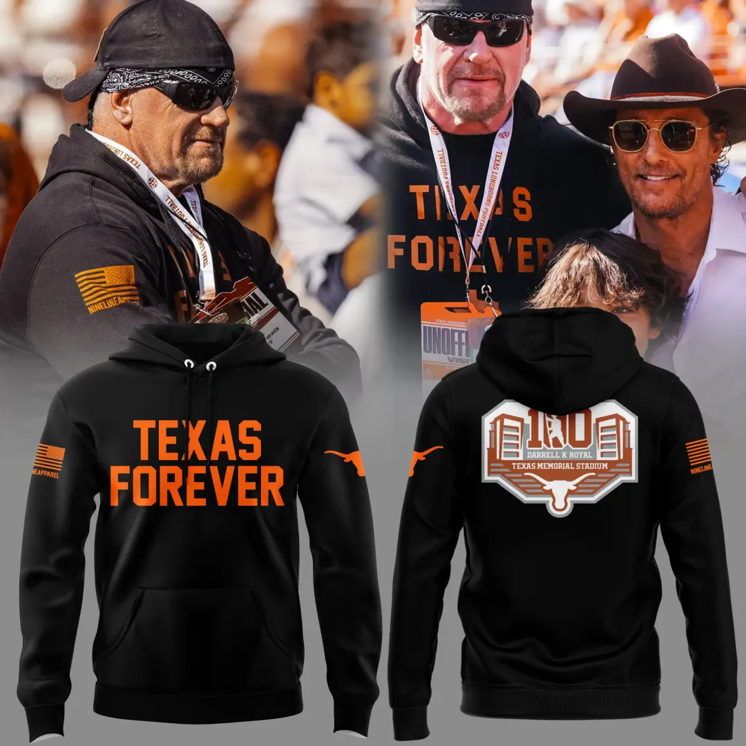 Texas Forever Black Hoodie 