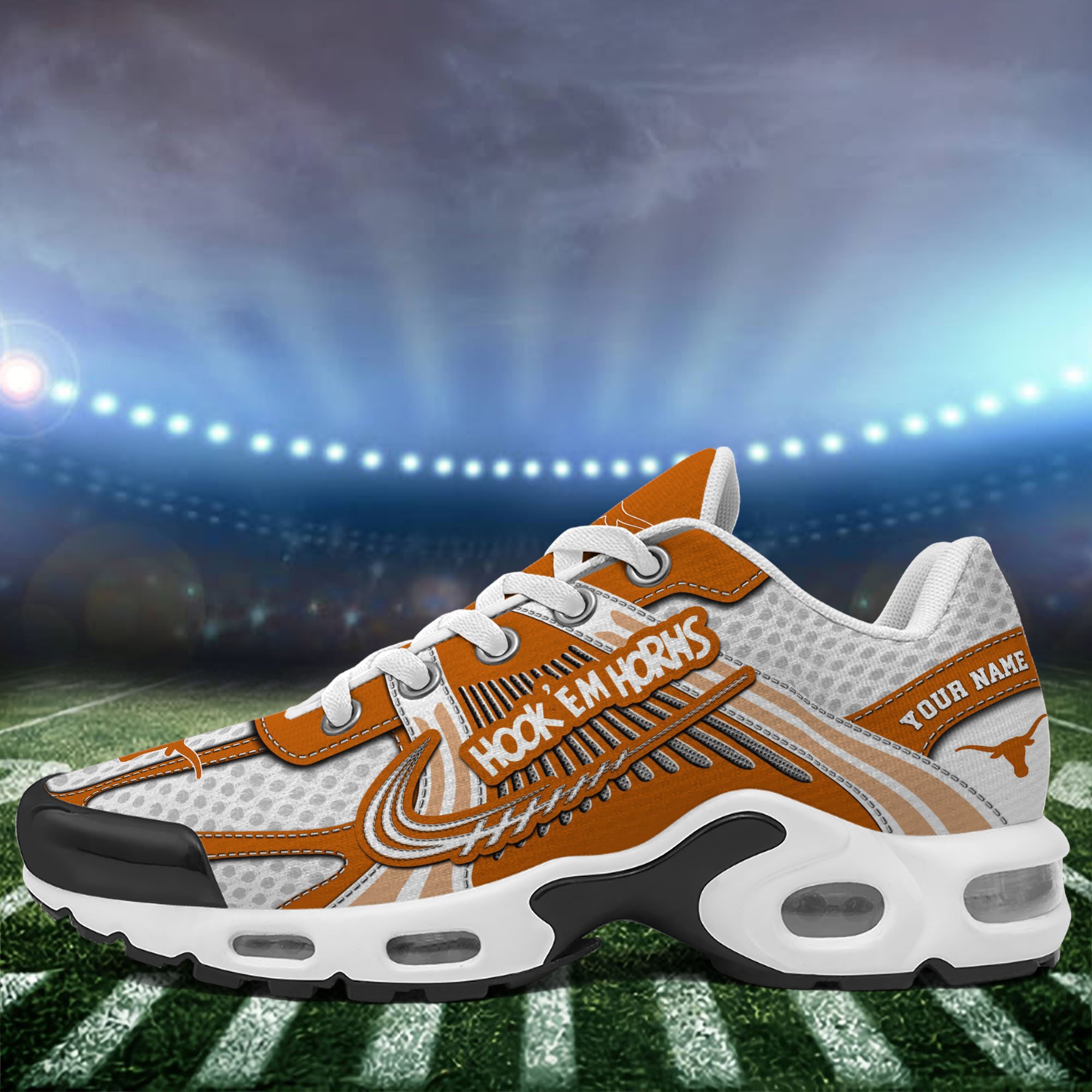 Texas Longhorns TN Shoes Custom Your Name, Sport Shoes
