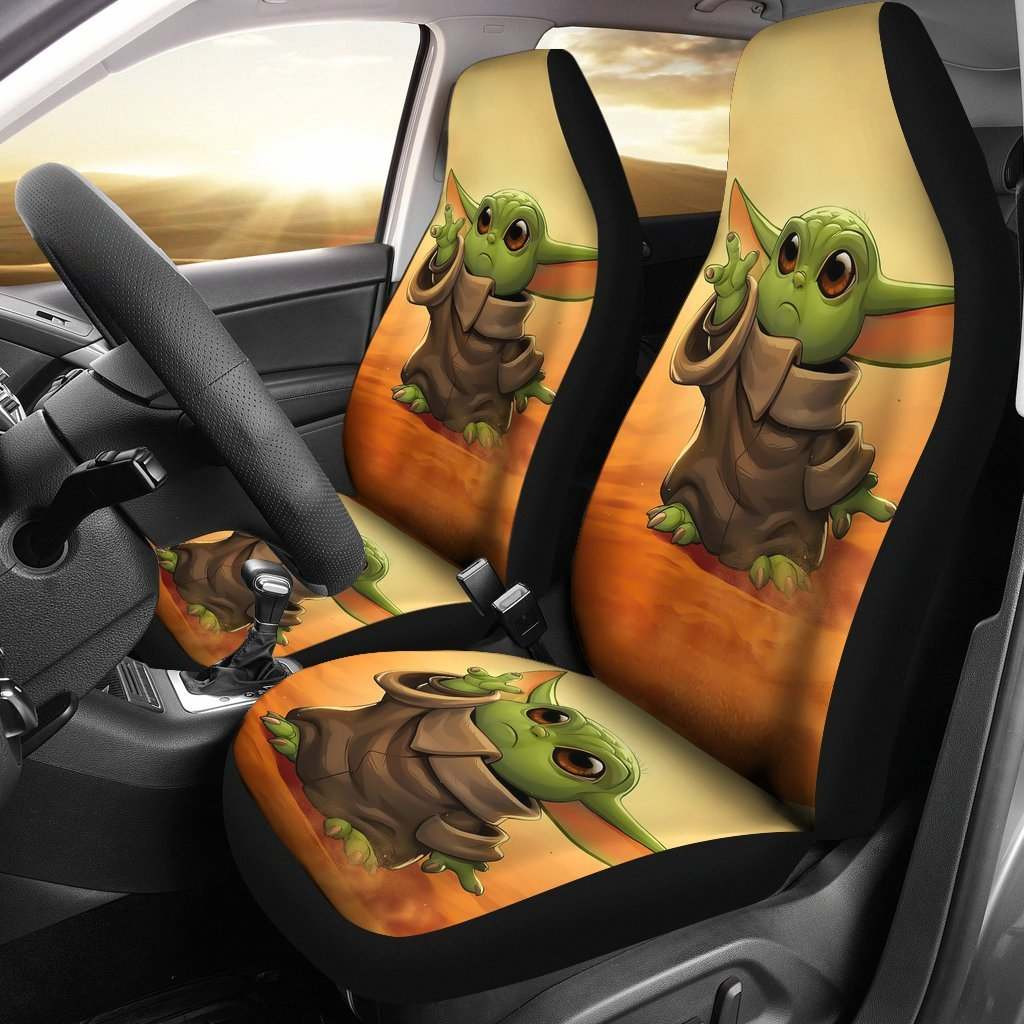 The Mandalorian Baby Yoda Car Seat Covers (SET OF 2) 
