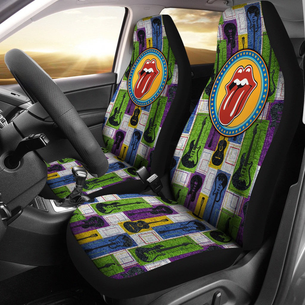 The Rolling Stones Rock And Roll Band Car Seat Covers 0304 