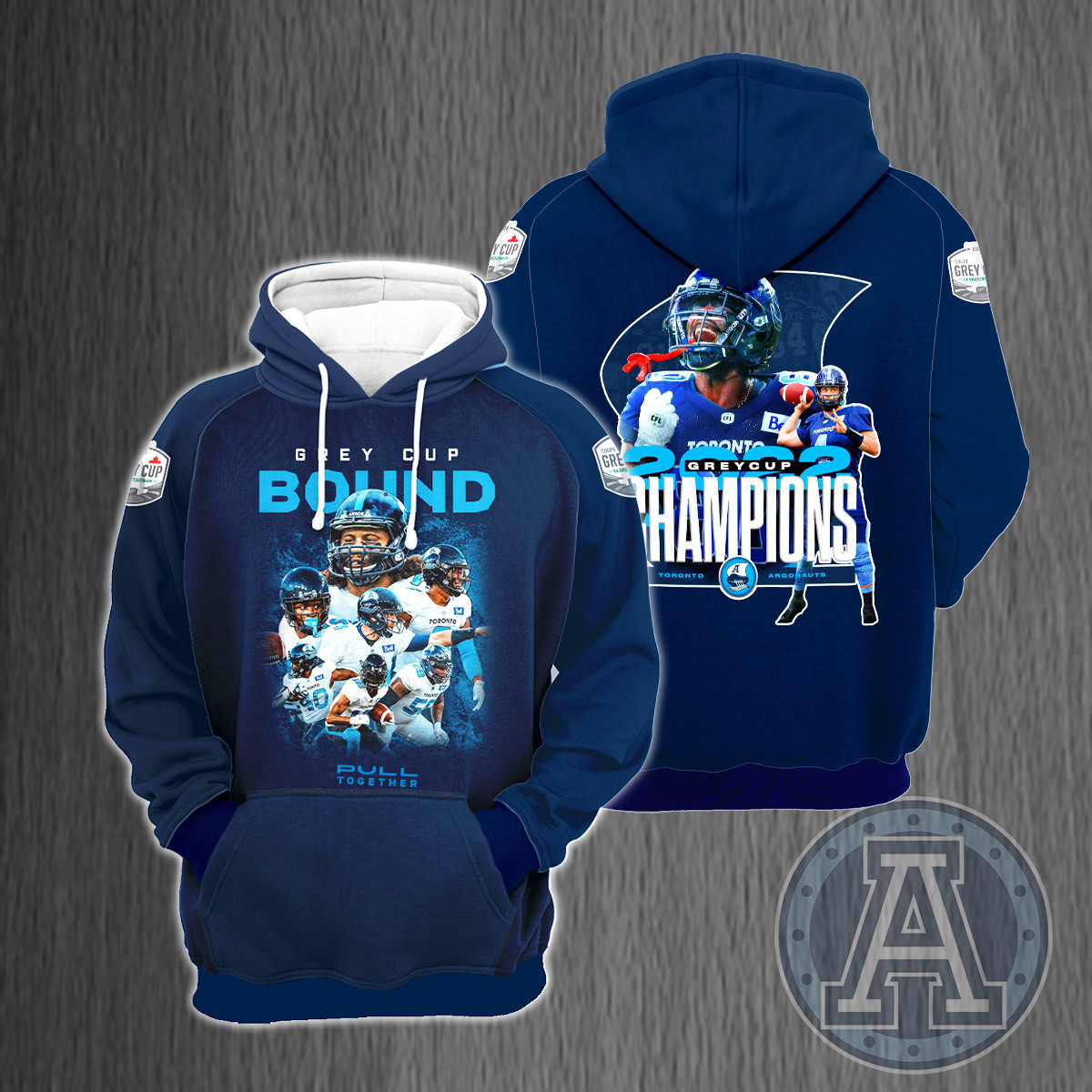 Toronto Argonauts 109 Grey Cup Champions Shirt Ver 10 