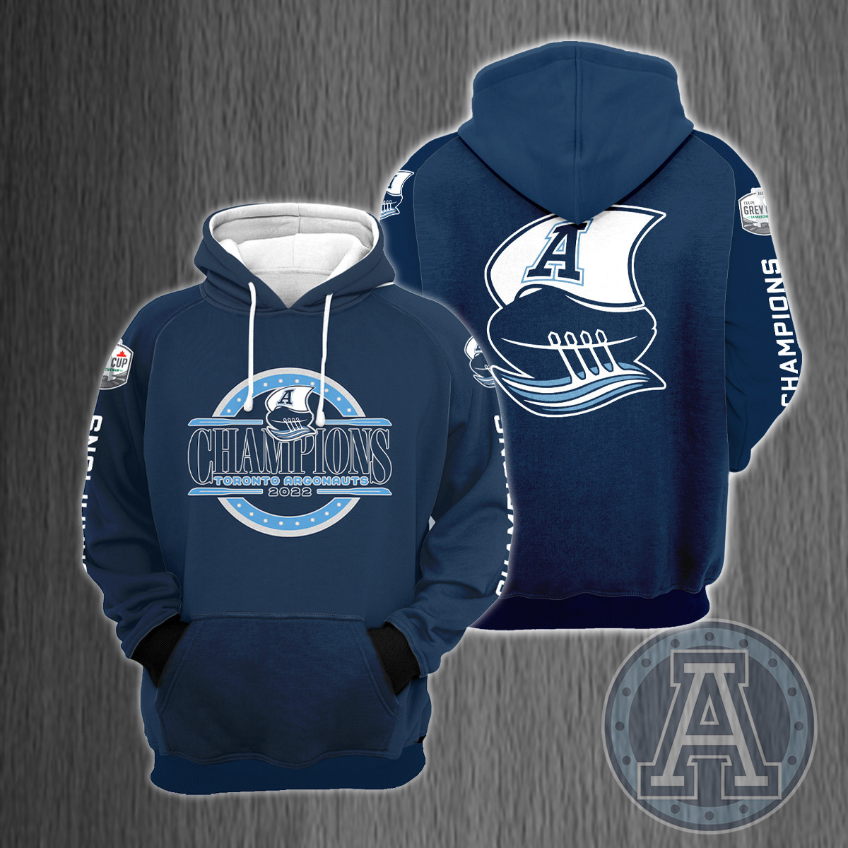 Toronto Argonauts 109 Grey Cup Champions Shirt Ver 12 