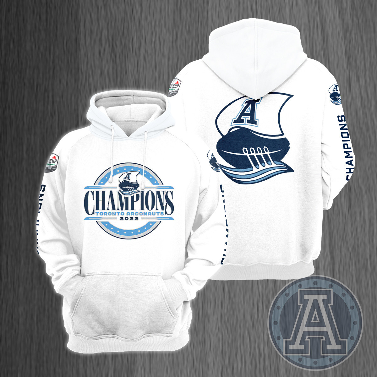 Toronto Argonauts 109 Grey Cup Champions Shirt Ver 13 