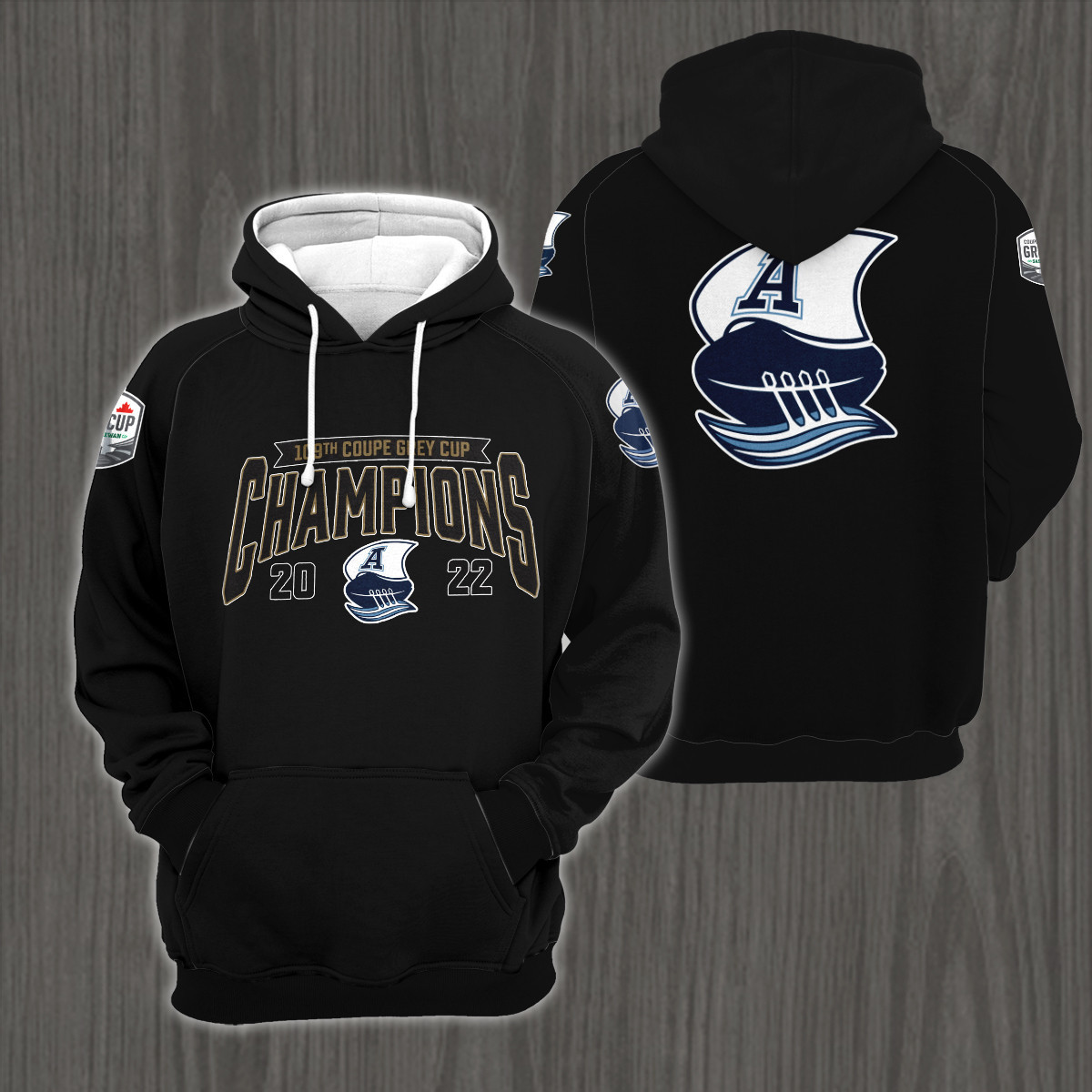 Toronto Argonauts 109 Grey Cup Champions Shirt Ver 4 