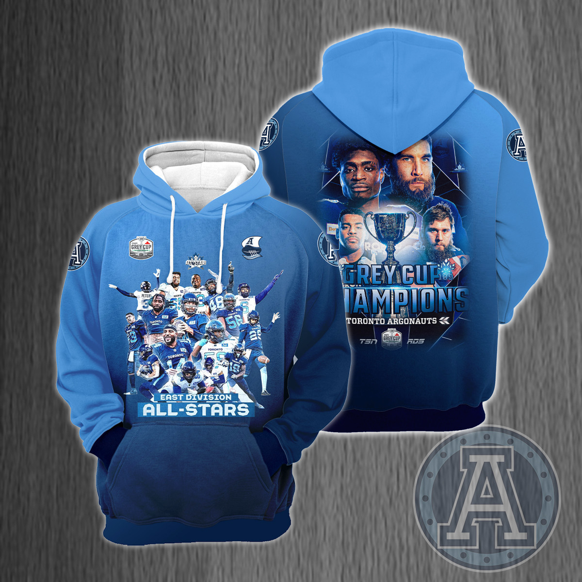 Toronto Argonauts 109 Grey Cup Champions Shirt Ver 5 