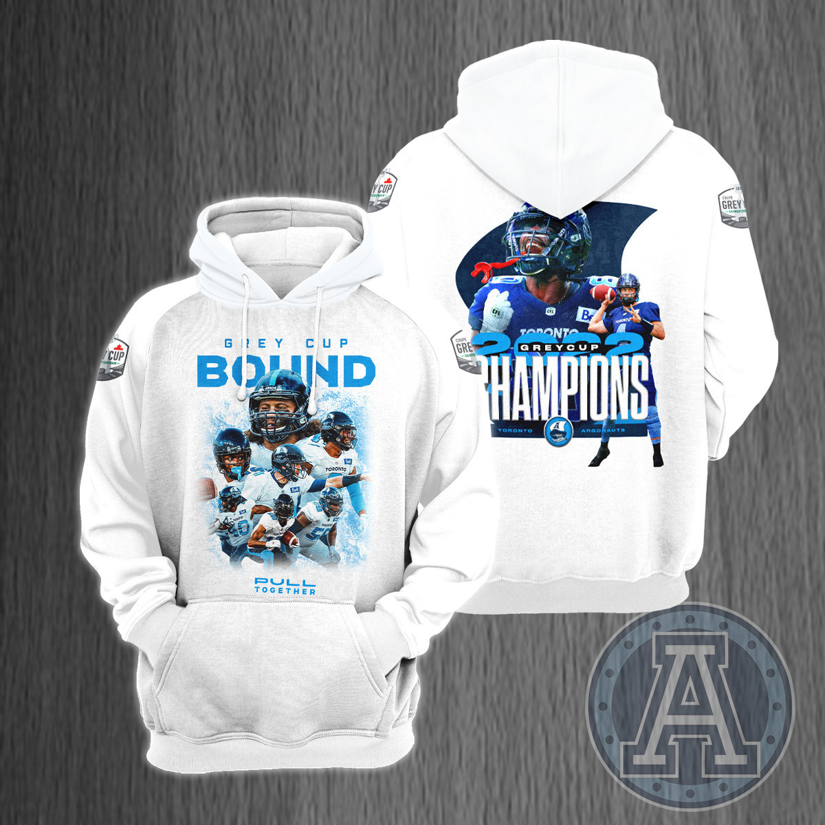 Toronto Argonauts 109 Grey Cup Champions Shirt Ver 9 