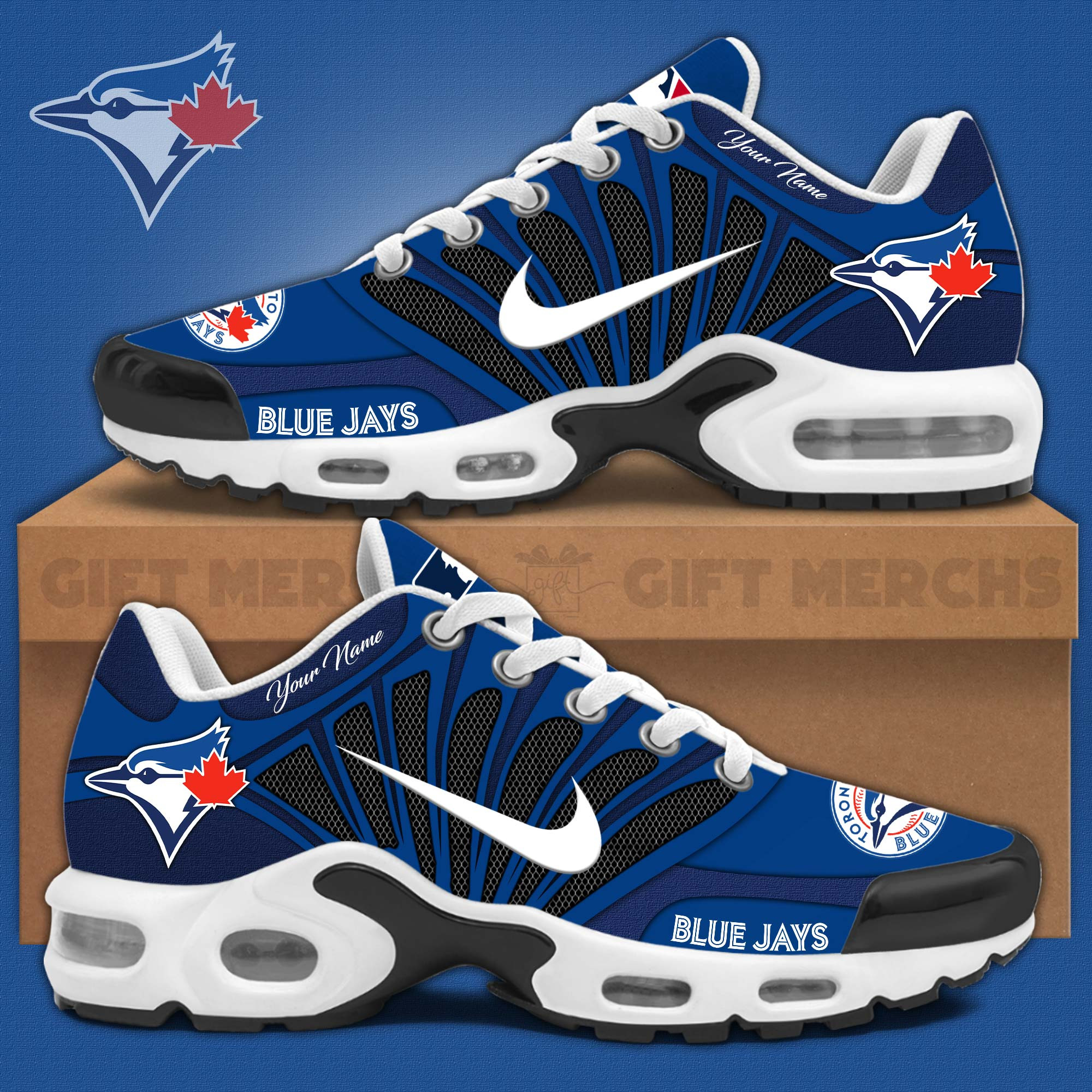 Toronto Blue Jays TN Air Max Plus Shoes Sneakers For Men And Women