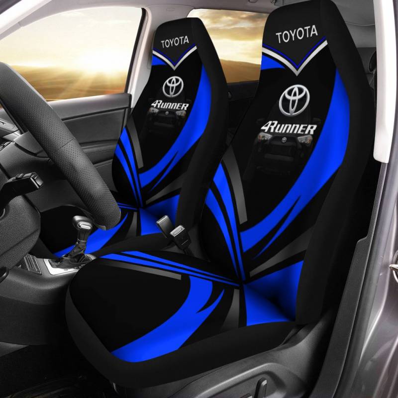 Toyota 4runner BDA Car Seat Cover (Set of 2) Ver 1 (Blue) 